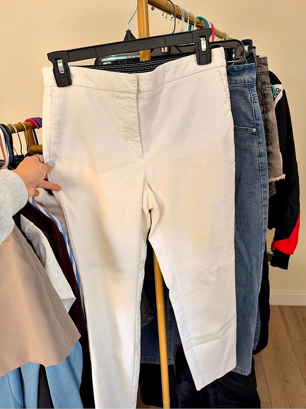 Zara Pants in White Size Medium